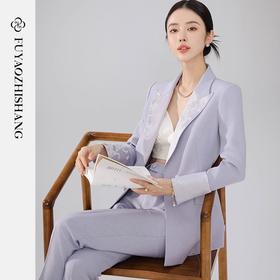 扶摇 西装套装女秋冬时尚气质修身西服高端设计感职业正装
