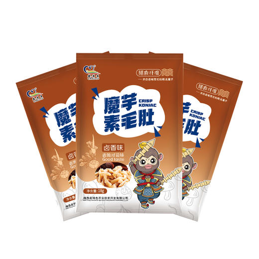 安啧啧·魔芋素毛肚（即食）卤香味 18g*20袋/盒 商品图2