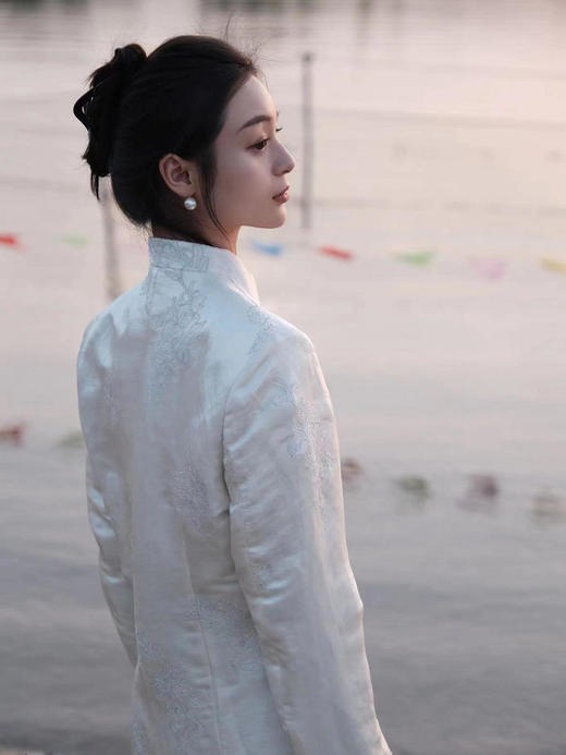 盛唐牡丹 |丝麻手推绣新中式外套 商品图7