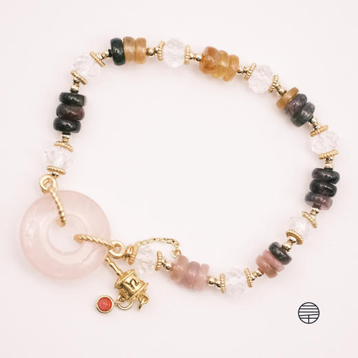 万物三千｜碧玺平安扣手链 饰品 商品图1