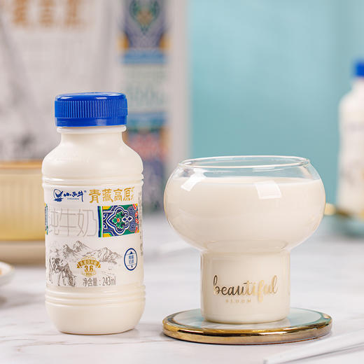 【光明&小西牛】青藏高原纯牛奶3.6g蛋白营养早餐奶 243ml*12瓶 商品图5