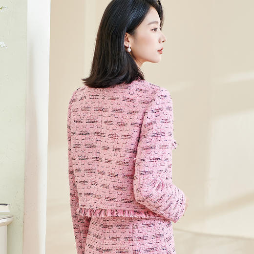 米思阳【小香风外套】2026春季新款时尚优雅气质通勤百搭外套 商品图7