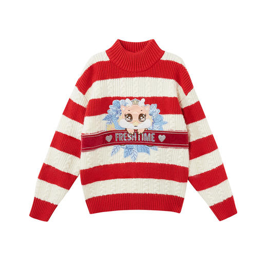 笛莎2023冬季新款时尚龙年生肖毛衣 商品图4