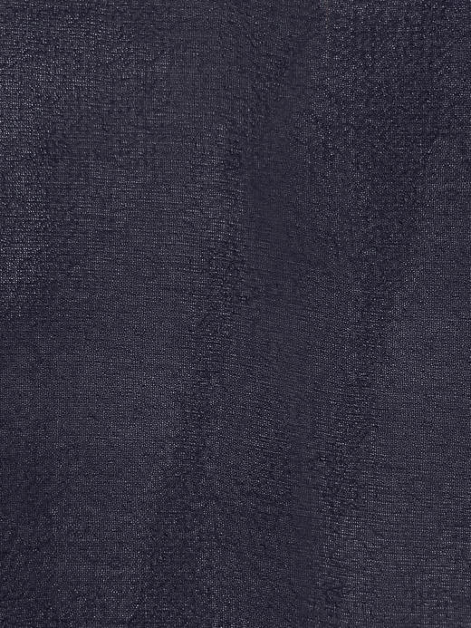 TYNVIE 叠带真丝衬衫-藏青色 商品图6