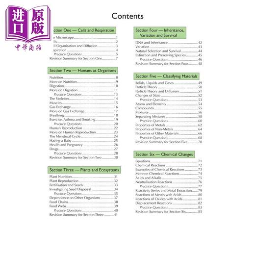 预售 【中商原版】英国原版CGP教辅 KS3 Science完整修订和实践-基础 KS3 Science Complete Revision & Practice with Online Ed 商品图1