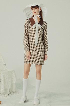 komello 学生领英伦风娃娃连衣裙 14585