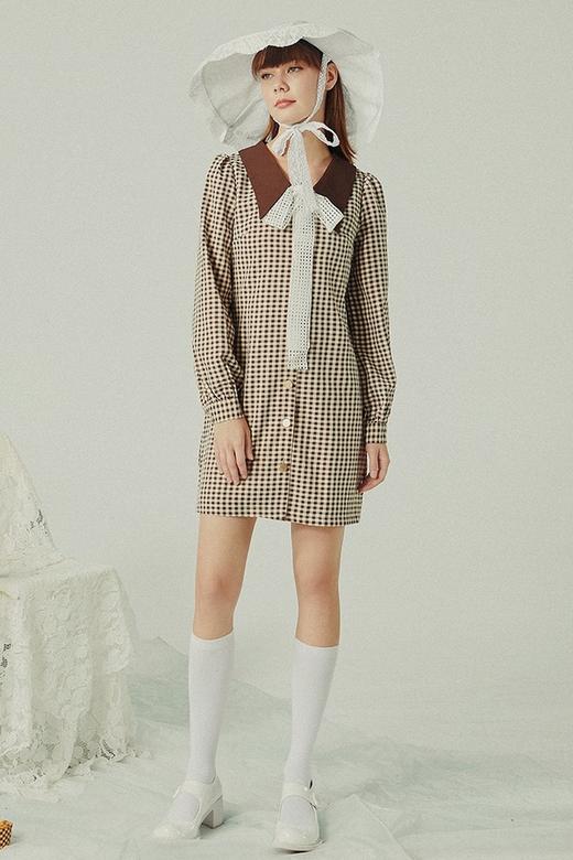 komello 学生领英伦风娃娃连衣裙 14585 商品图0