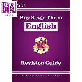 【中商原版】英国原版CGP教辅 KS3英语学习指南 KS3 English Study Guide 中学教辅 英文 英文学习参考书