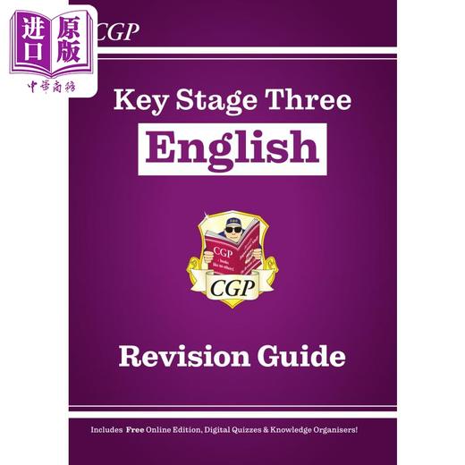 【中商原版】英国原版CGP教辅 KS3英语学习指南 KS3 English Study Guide 中学教辅 英文 英文学习参考书 商品图0