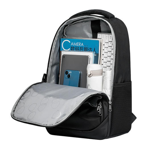 WEPLUS / 休闲双肩背包 黑色 WPB1789 唯加 商品图2