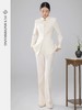 扶摇 国风白色西装套装女2024新款设计感改良唐装西服外套春 商品缩略图5