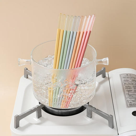 康巴赫（KBH）果冰纷五彩分食合金筷（5双装）KH-JKGB01 商品图2