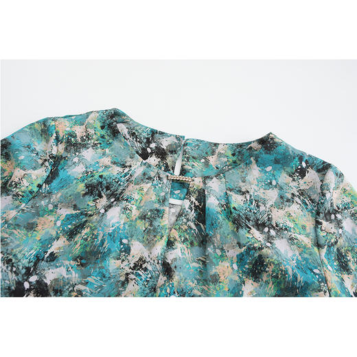 EIIR司歌印花油画雪圆领长袖上衣ET881428 商品图2