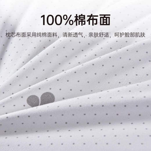 雅芳婷高弹珍珠纤维枕头枕芯 成人枕 枕芯护颈枕  透气单人珍珠枕 商品图2