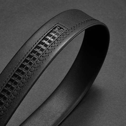 【父亲节礼盒款】柒牌配饰腰带男2025年新款自动扣商务休闲百搭男士黑色皮带礼盒装	126P70100 商品图2