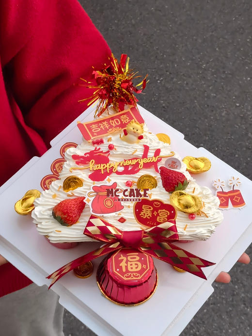新年|发财树纸杯蛋糕 商品图2