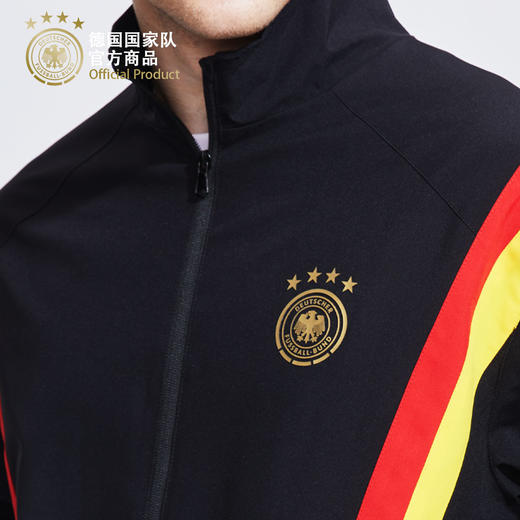 德国国家队官方商品 | 黑金拼色红黄拼条夹克外套足球迷 商品图4