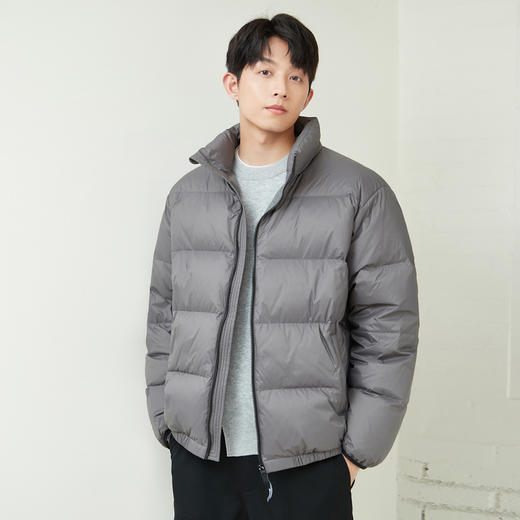 gxg.jeans【杜邦三防】男装冬季羽绒服 休闲面包服立领黑色羽绒服男JED1D2508474 商品图1