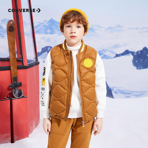 CONVERSE 冬 大童 小童 马甲 CNVN-VE-D070 商品图5