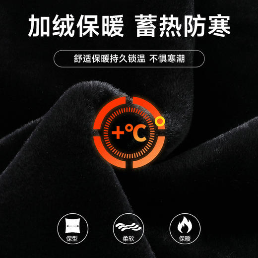 【圈】【新款DB】大依优型大码水貂绒加绒外套翻领夹克加肥加大肥佬休闲上衣男士胖子商务 商品图2