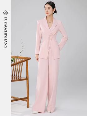 扶摇 高级感御姐新中式西装套装女主持人小西服外套职业正装