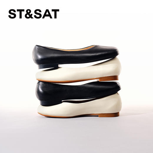 星期六时尚简约百搭通勤平底鞋SS4111115A 商品图2