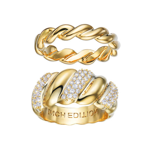 【品牌直发】INBC0304 浪漫交织-麻花套戒叠戴戒指套装｜INCH EDITION 暮光之城系列【限时价】 商品图10