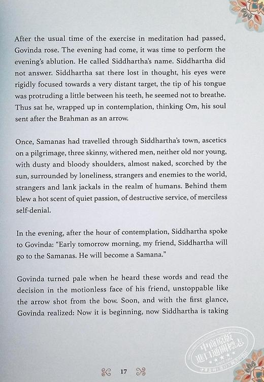 预售 【中商原版】悉达多 英文原版 Siddhartha Hermann Hesse 诺贝尔文学奖得主赫尔曼 黑塞经典文学作品 大师经典文学作品 商品图7
