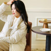 【百图lulu定制】【纸片人羽绒服】90白鸭绒 仿钻绒 短款 菱形格纹衍缝 羽绒服外套 商品缩略图2