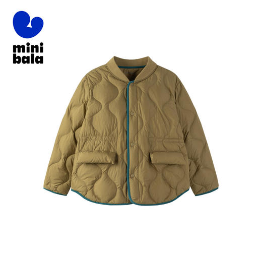 【mini亲子 儿童款】迷你巴拉男童女童亲子装羽绒服宝宝冬季保暖舒适轻薄儿童外套 商品图4