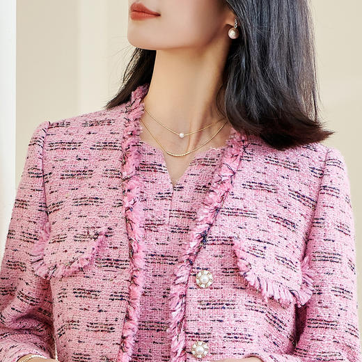 米思阳【小香风外套】2026春季新款时尚优雅气质通勤百搭外套 商品图4