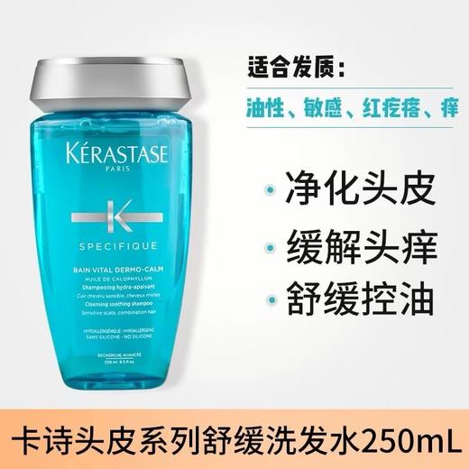 Kerastase卡诗 洗发水-250ML（黑钻钥源/强韧修护/炫亮护色滋润型/滋养润护/白金赋活/自在净屑/焕盈塑芯态能） 商品图6