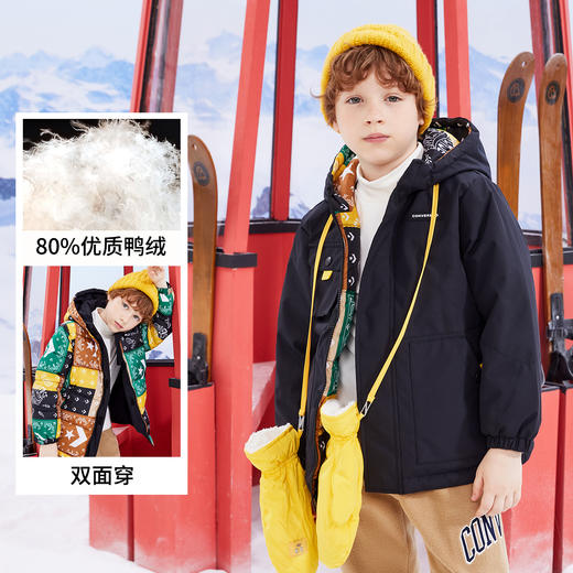 CONVERSE 冬 大童 小童 羽绒服 CNVB-HO-D163 商品图0