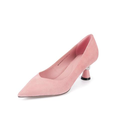 westory低跟单鞋尖头优雅气质女鞋W24AE56471 商品图2