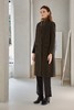 DAMO WANG/王大墨 黑色一粒扣超长款毛呢大衣 14096 商品缩略图5
