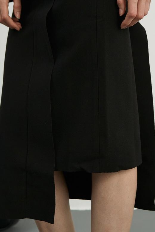 DAMO WANG/王大墨 黑色结构半裙 13951 商品图4