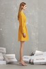 komello 黄色收褶灯笼袖连衣裙 14912 商品缩略图2