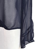 TYNVIE 叠带真丝衬衫-藏青色 商品缩略图7