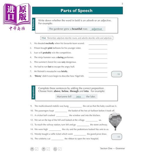 【中商原版】英国CGP 11+ GL English Practice Book & Assessment Tests Ages 9-10 (with Online Edition) 商品图2