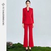 扶摇 红色西装套装女高端职业装年会主持人西服外套工作服冬 商品缩略图3