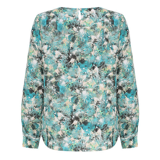 EIIR司歌印花油画雪圆领长袖上衣ET881428 商品图3