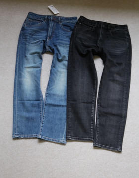 喜新厌旧 换装季 哈！女段 Ishii 6397 微锥小直筒 牛仔裤 2色入