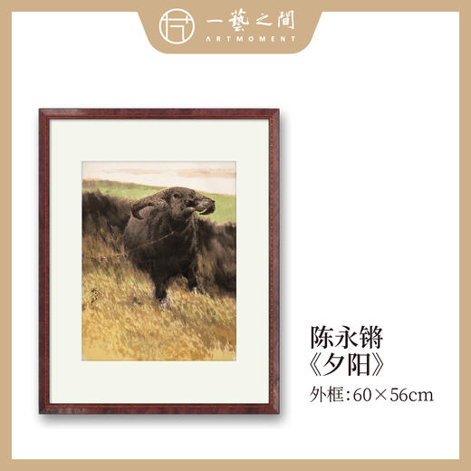 陈永锵复制装饰版画 66x48cm 约两平尺《沉思》《锦绣平安》《觅》《松枝头》《土地》等仅9张！新中式风格轻盈高清雅致好搭配 商品图5