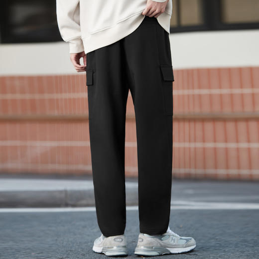 gxgjeans男装休闲裤冬季侧边口袋工装裤宽松长裤潮牌 商品图2