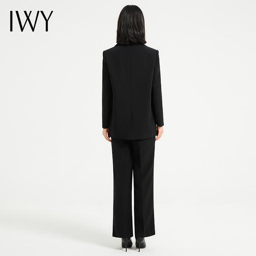 IWY/经典黑色一粒扣西装套装C13311+P33518 商品图5