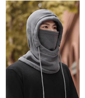  三合一防风面罩 冬天户外骑行活动保暖一体套头帽 男女同款