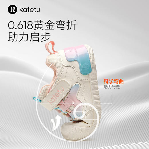 卡特兔儿童学步鞋男宝宝2024春季新款幼儿园室内鞋防滑透气机能鞋 商品图6