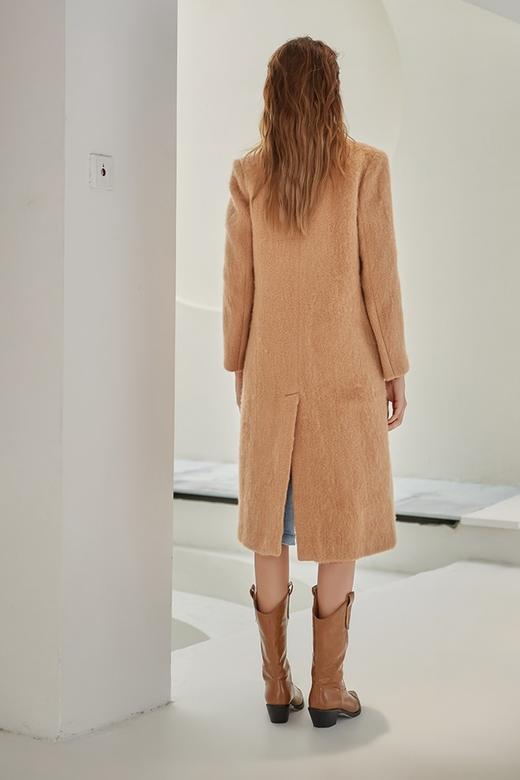 DAMO WANG/王大墨 驼色西装长大衣外套 14080 商品图3