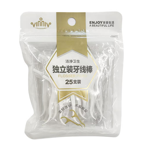 云娜便携独立装牙线棒	25支装 商品图0