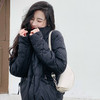 【百图lulu定制】【纸片人羽绒服】90白鸭绒 仿钻绒 短款 菱形格纹衍缝 羽绒服外套 商品缩略图6